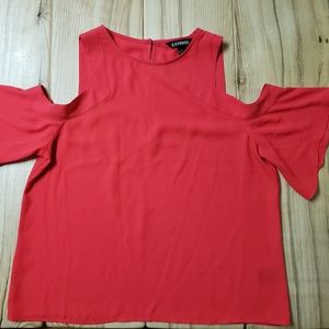 EXPRESS cold shoulder blouse